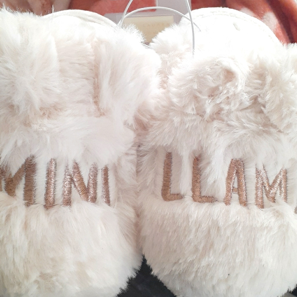 Lauren Conrad "Mini Llama" slippers